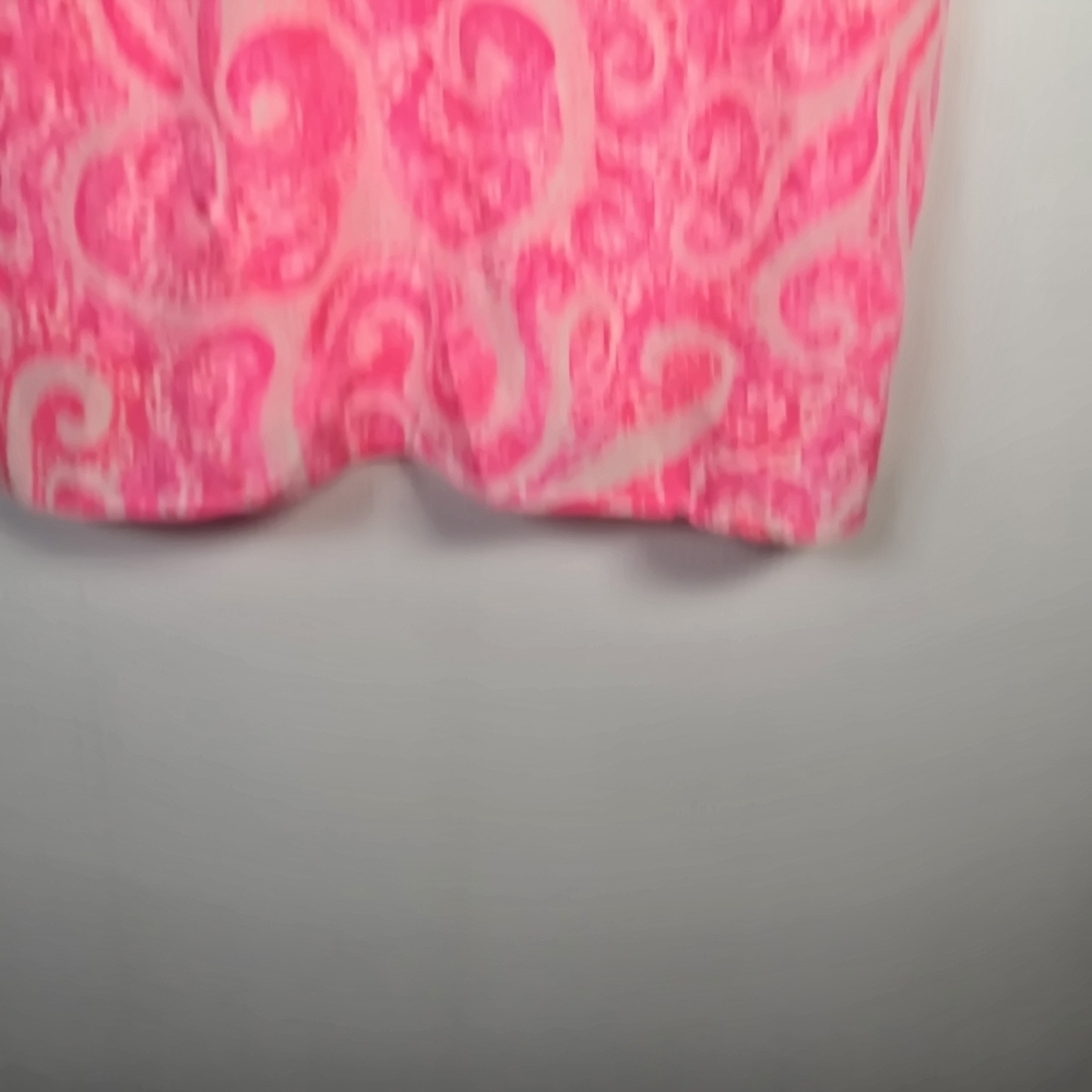 Lilly Pulitzer Women's Cosmos Sleeveless Silk Tank In Pink Pout Size XS - Picture 10 of 13